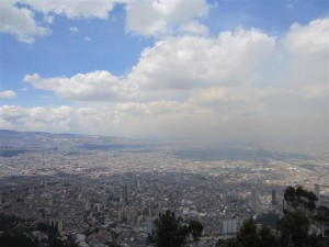 Vista de Bogotá desde el cerro Monserrate